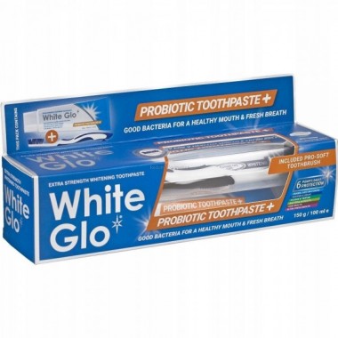 WHITE GLO PASTA DO ZĘBÓW PROBIOTIC 100 ML 