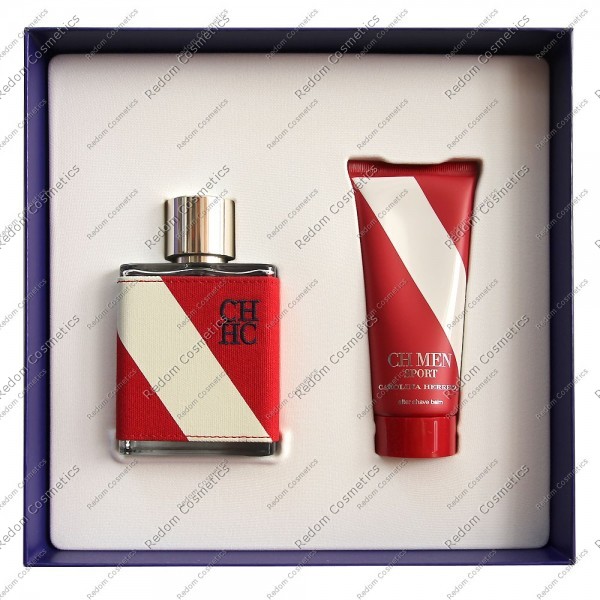 CAROLINA HERRERA CH MEN SPORT WODA TOALETOWA 100 ML SPRAY + BALSAM PO GOLENIU