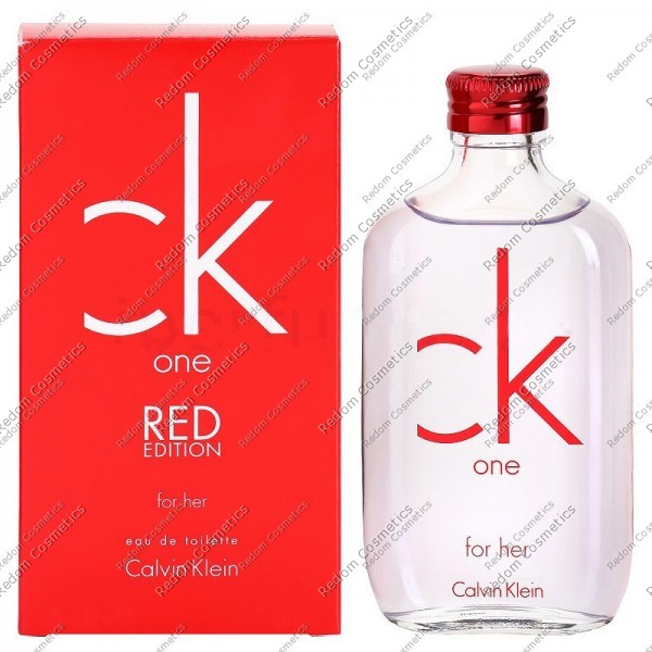 CALVIN KLEIN CK ONE RED EDITION FOR HER WODA TOALETOWA 100ML SPRAY