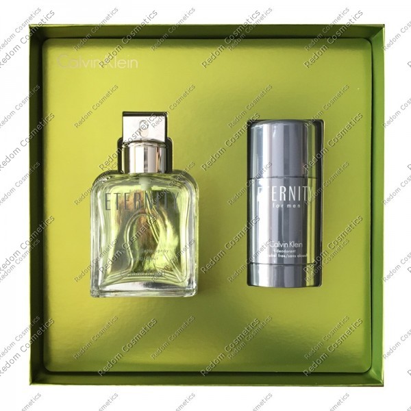 CALVIN KLEIN ETERNITY MEN WODA TOALETOWA 100 ML + DEZODORANT SZTYFT 75G