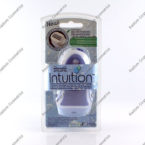 WILKINSON INTUITION MASZYNKA DO SKÓRY WRAŻLIWEJ 1 SZT + 2 NOŻYKI
