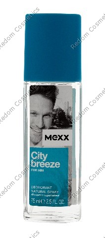 MEXX CITY BREEZE MEN DEZODORANT 75 ML ATOMIZER
