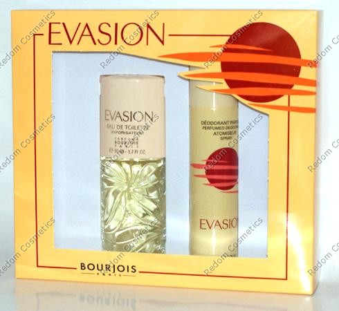 BOURJOIS EVASION WODA TOALETOWA 50 ML SPRAY + DEZODORANT 75 ML SPRAY