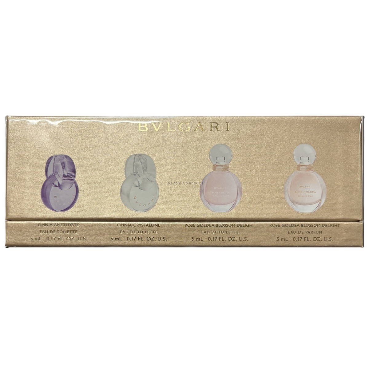 BVLGARI ZESTAW MINIATUREK DLA KOBIET 4 X 5 ML
