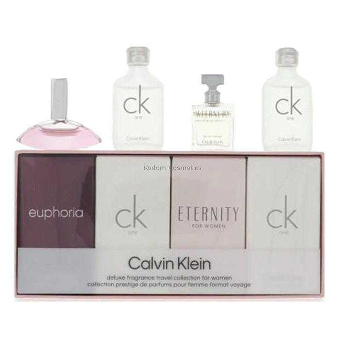 CALVIN KLEIN ZESTAW MINIATUR SET 10 ML X4