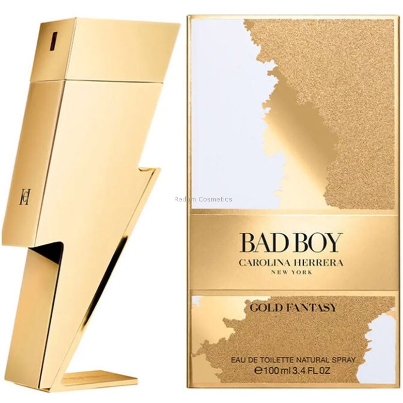 CAROLINA HERRERA BAD BOY GOLD FANTASY WODA TOALETOWA DLA MʯCZYZN 100 ML