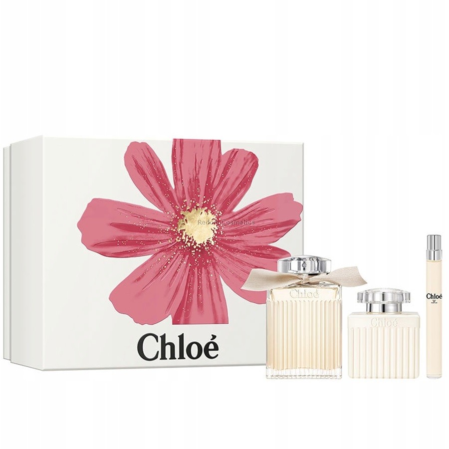 CHLOE CHLOE WODA PERFUMOWANA DLA KOBIET 100 ML + PERFUMOWANE MLECZKO DO CIAA 100 ML + WODA PERFUMOWANA MINI 5 ML