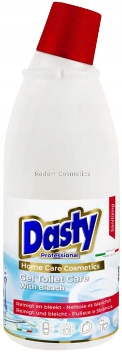 DASTY WC BLEACH GEL TOILET CARE PROFESSIONAL ŻELOWY ŚRODEK DO CZYSZCZENIA TOALET Z WYBIELACZEM750ML