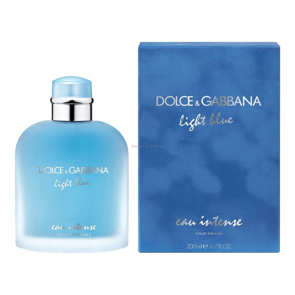 DOLCE & GABBANA LIGHT BLUE EAU INTENSE WODA PERFUMOWANA DLA MʯCZYZN 200 ML