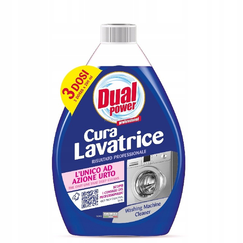 DUAL POWER PYN DO CZYSZCZENIA PRALKI 600 ML