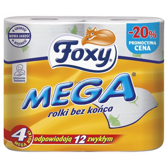 FOXY MEGA PAPIER TOALETOWY 4 ROLKI