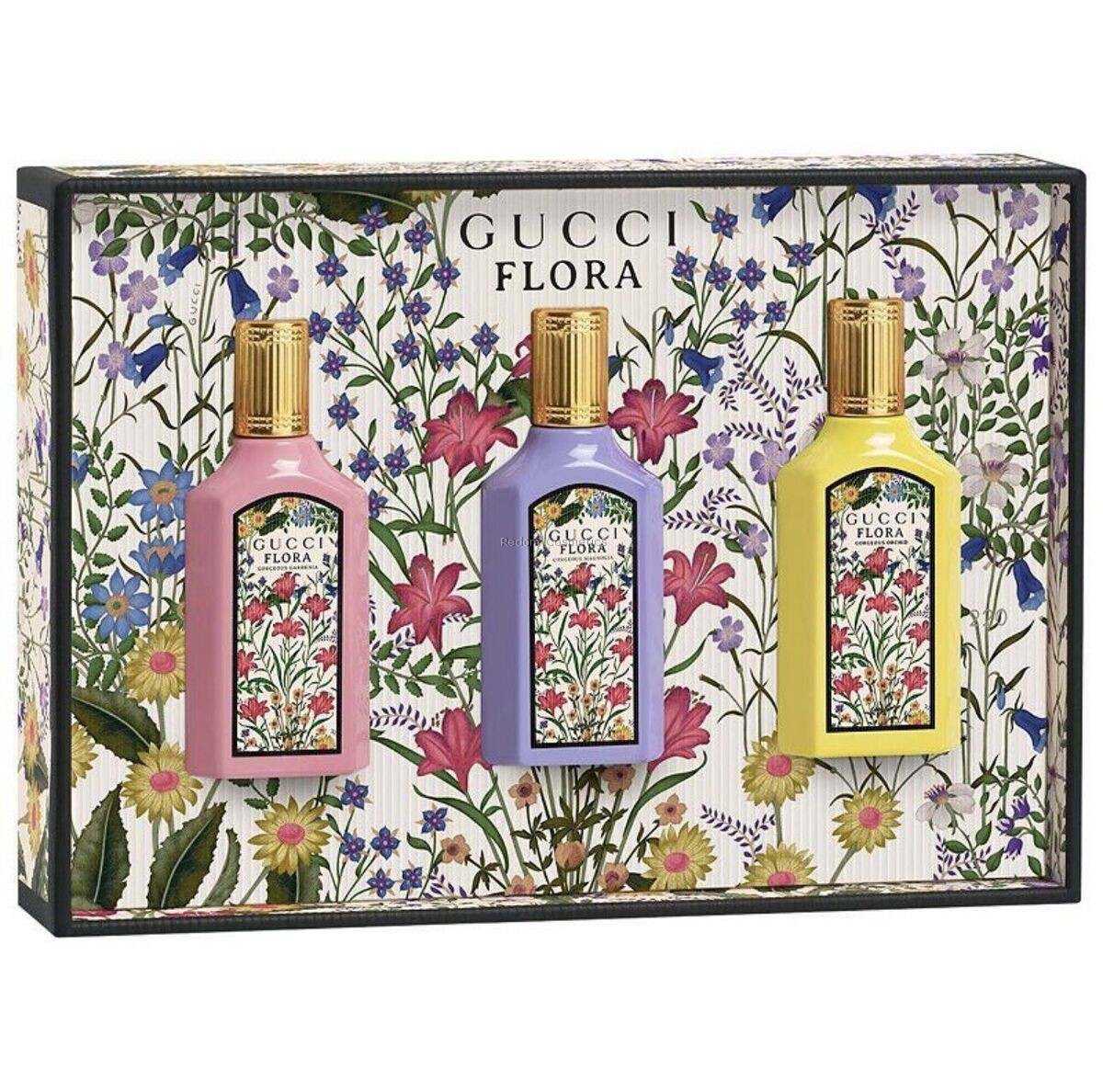GUCCI FLORA GORGEOUS TRIO ZESTAW MINIATUREK 15 ML