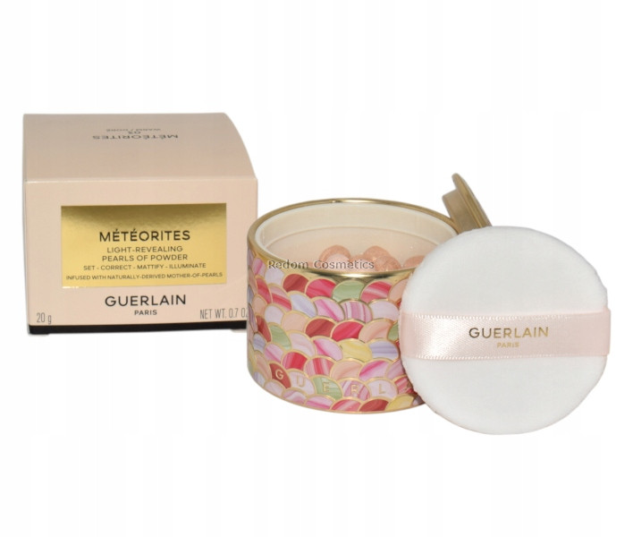 GUERLAIN METEORITES PEARLS PUDER W KULKACH 03 WARM 20 G