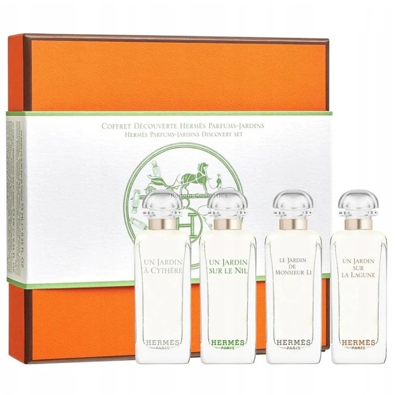 HERMES UN JARDIN COLLECTION ZESTAW MINIATUREK 4 X 7.5ML 