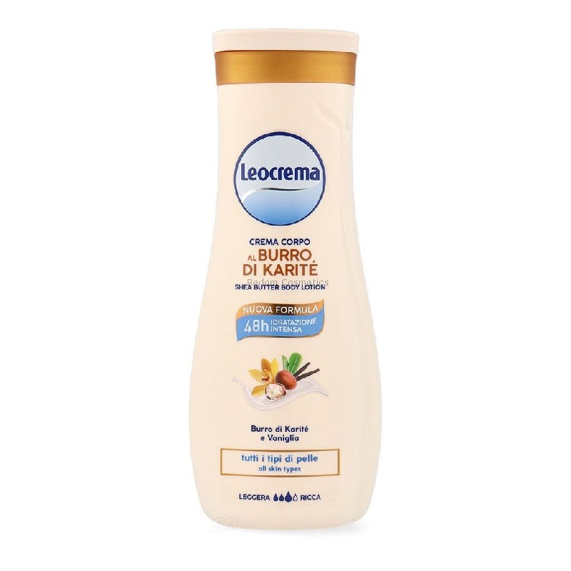 LEOCREMA KREM DO CIAŁA NAWILŻAJĄCY Z MASŁEM SHEA 400 ML