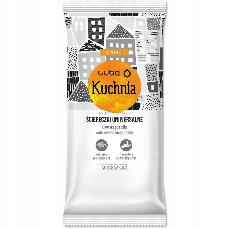 LUBA COMFORT ŚCIERECZKI CZYSZCZĄCE KUCHNIA OPAKOWANIE 24 SZTUKI