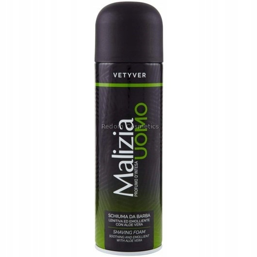 MALIZIA VETYVER PIANKA DO GOLENIA  300 ML 