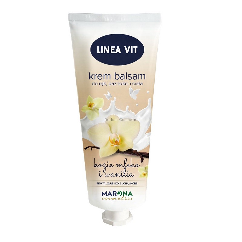 MARONA COSMETICS LINEA VIT KREM DO RK KOZIE MLEKO I WANILIA 100 ML