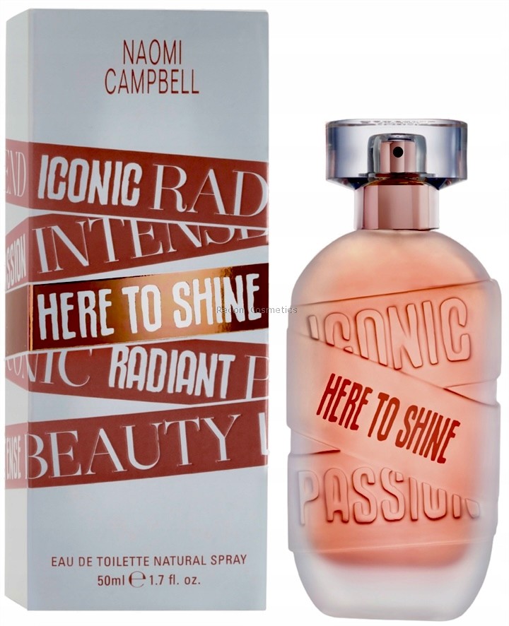 NAOMI CAMPBELL HERE TO SHINE WODA TOALETOWA DLA KOBIET 50 ML