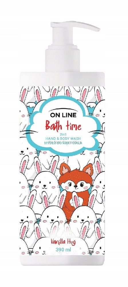 ON LINE BATH TIME MYDO DO RK I CIAA 2IN1 VANILLA HUG 390 ML