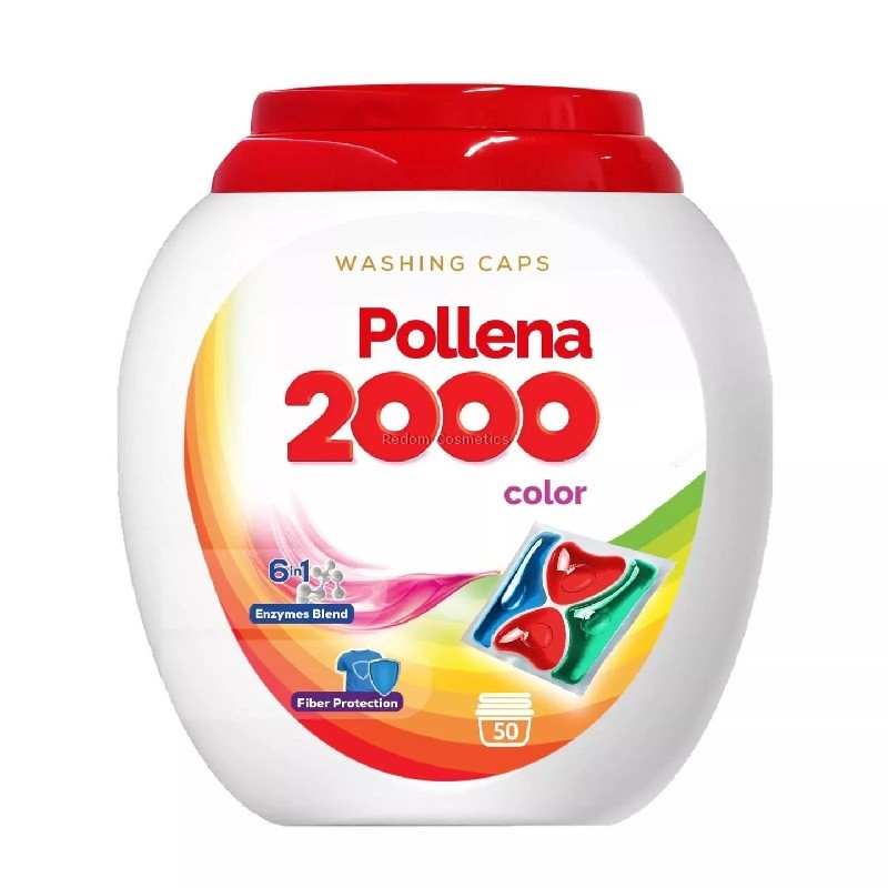 POLLENA 2000 KAPSUŁKI DO PRANIA KOLORÓW 50 KAPSUŁEK