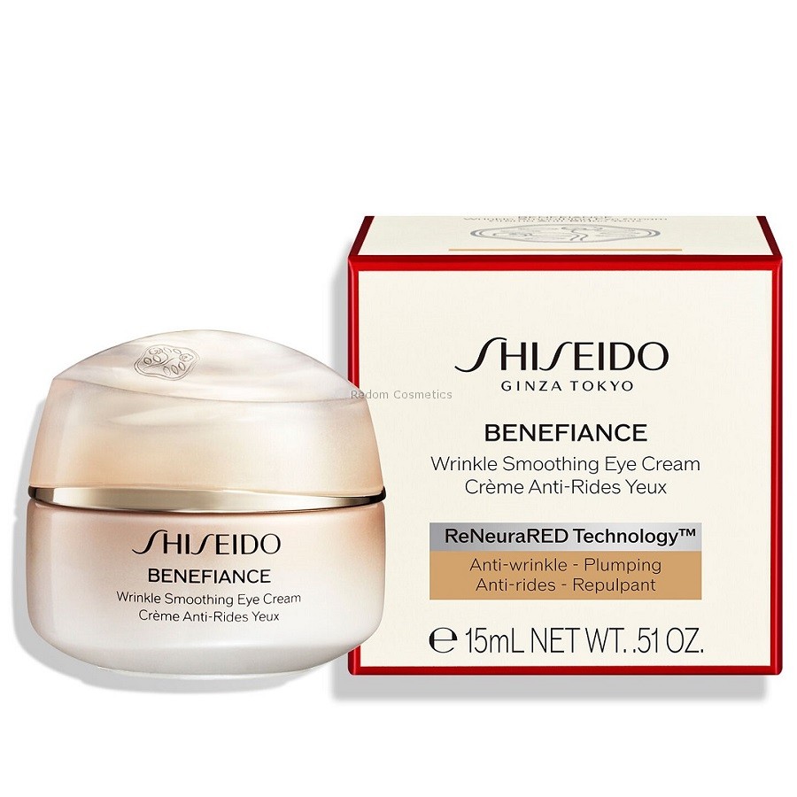 SHISEIDO BENEFIANCE EYE ODŻYWCZY KREM POD OCZY REDUKUJĄCY ZMARSZCZKI 15 ML