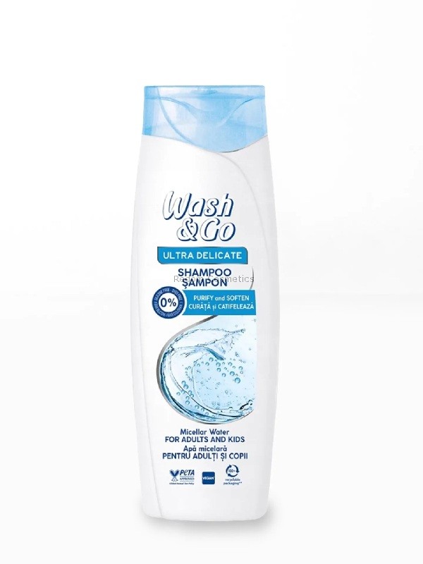 WASH&GO SZAMPON MICELLAR WATER 360 ML