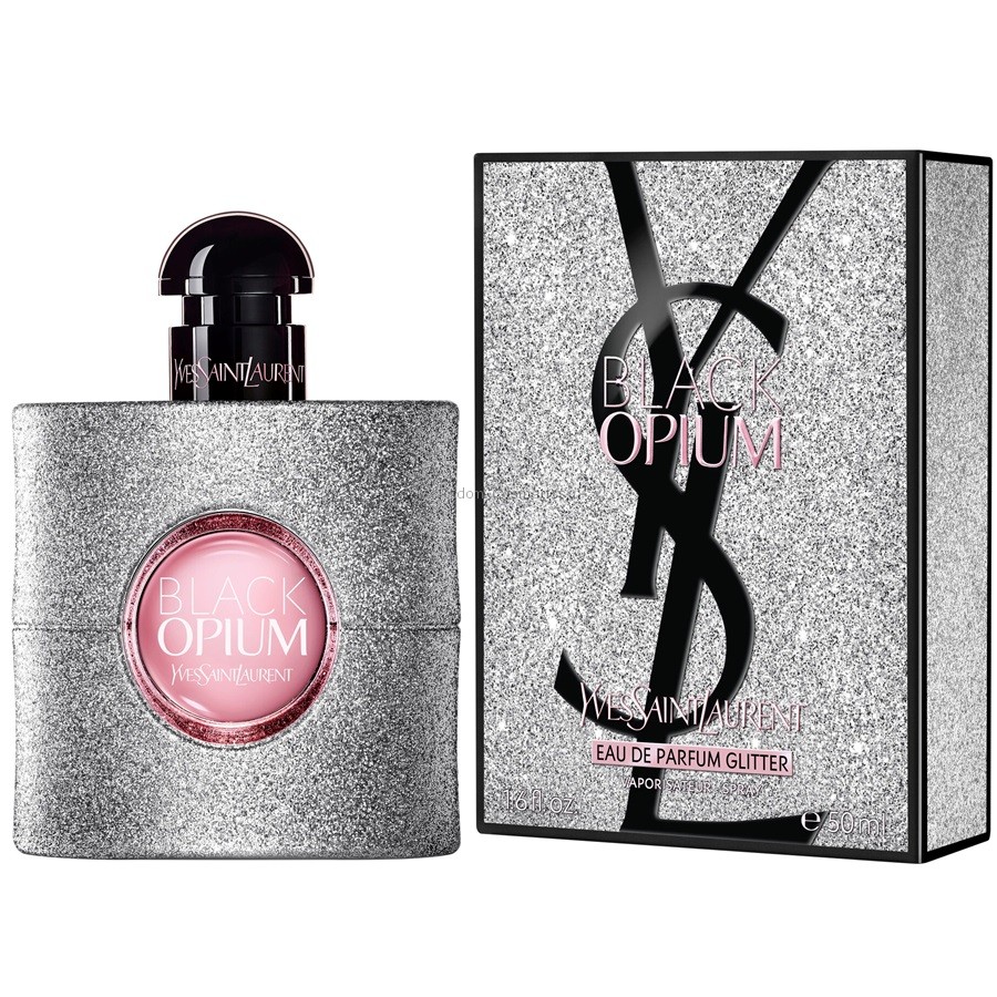 YVES SAINT LAURENT BLACK OPIUM GLITTER WODA PERFUMOWANA DLA KOBIET 50 ML