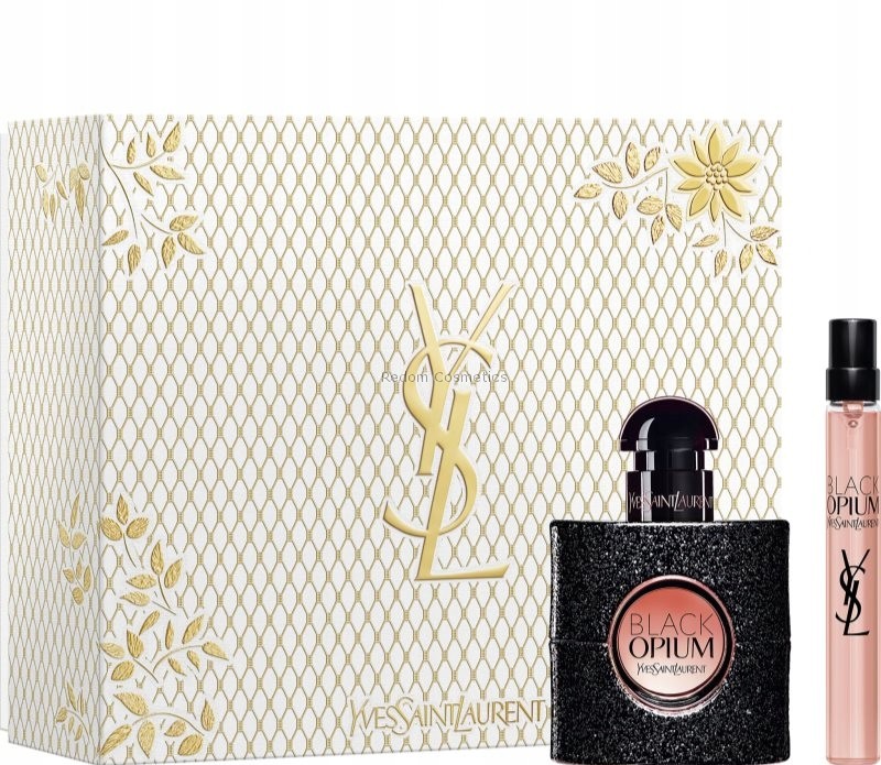 YVES SAINT LAURENT BLACK OPIUM WODA PERFUMOWANA DLA KOBIET 30 ML + WODA PERFUMOWANA 10 ML